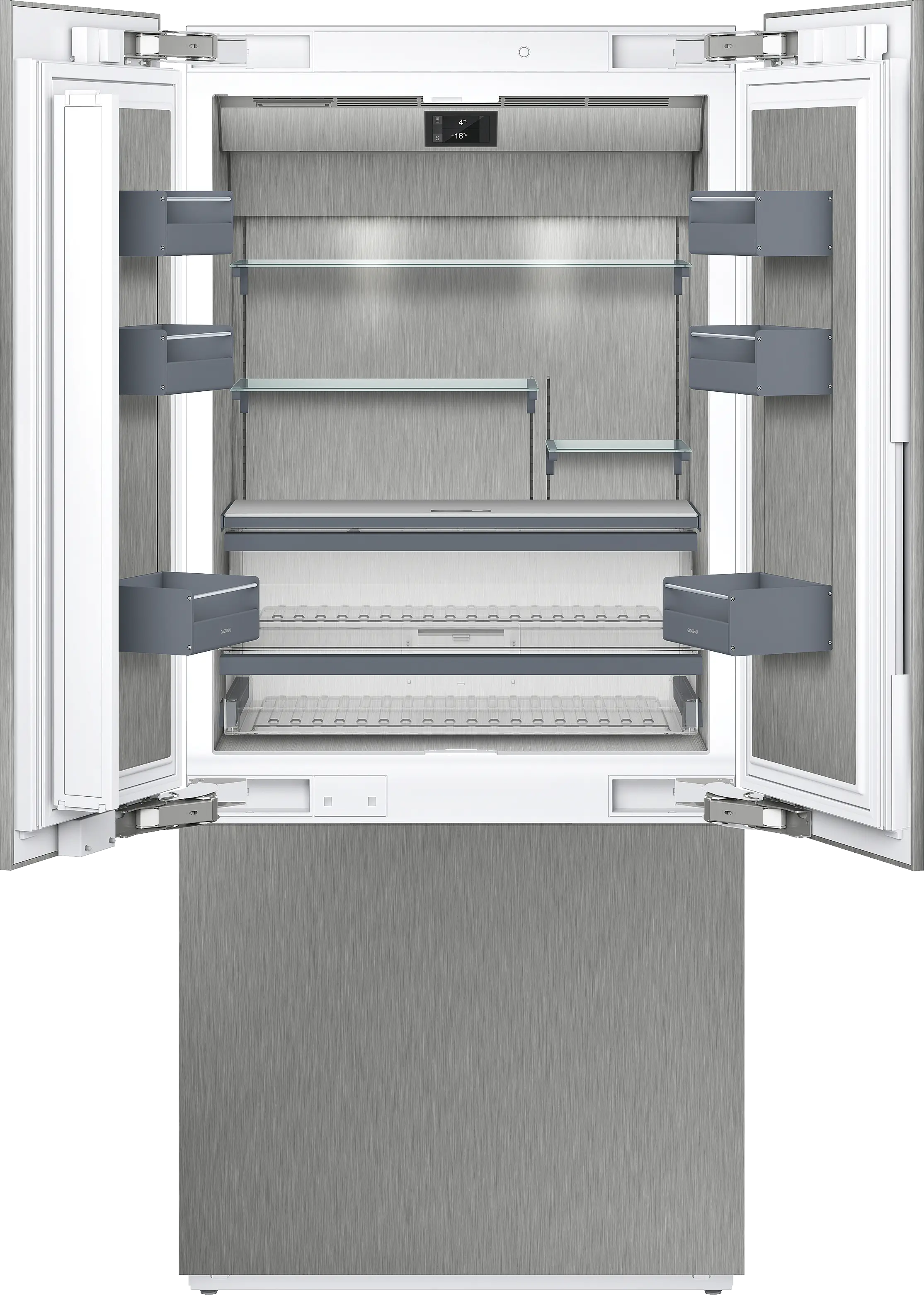 RY492704 Vario built-in fridge-freezer with freezer at bottom