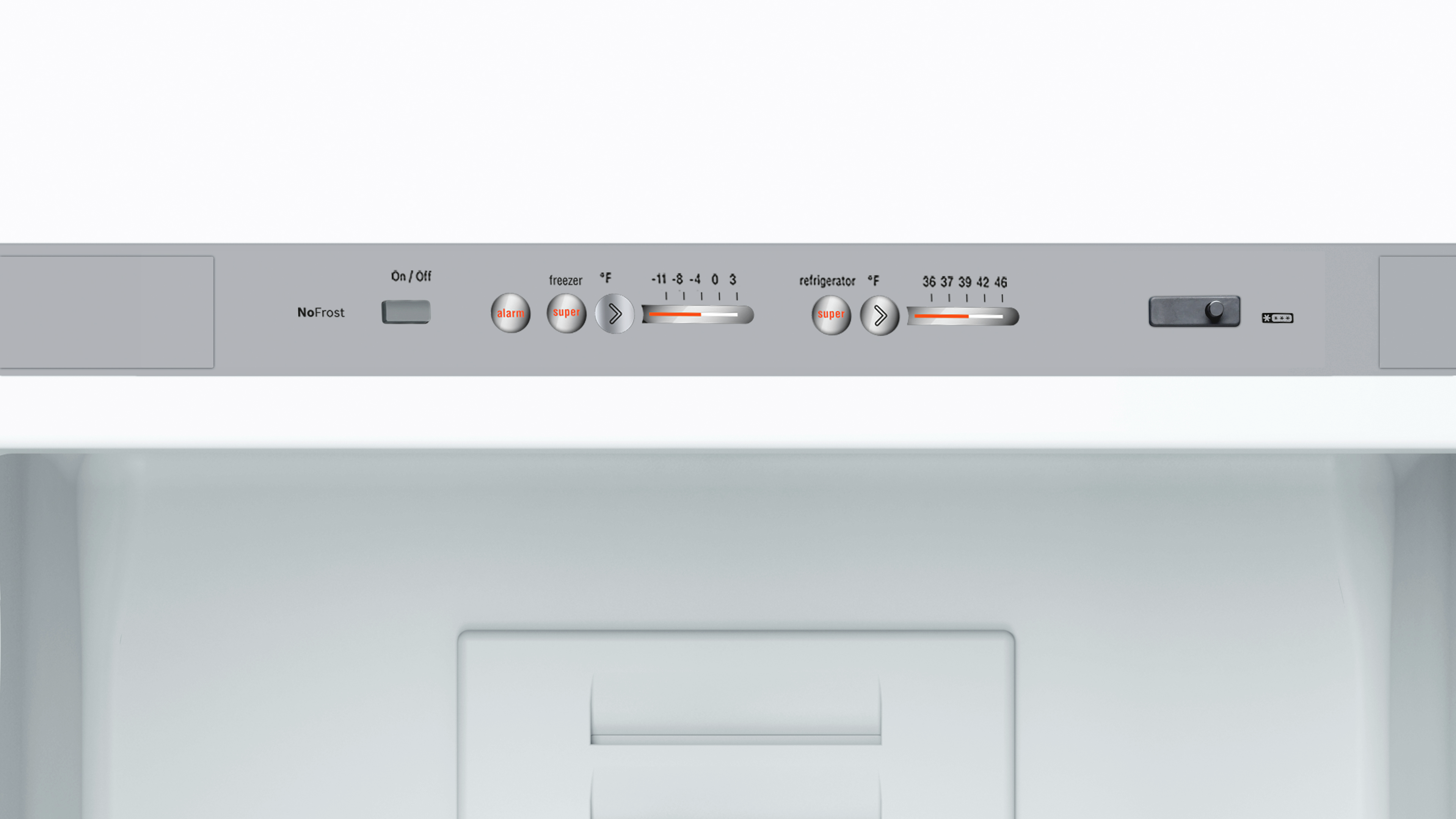 B10CB81NVB Free-standing fridge-freezer with freezer at bottom