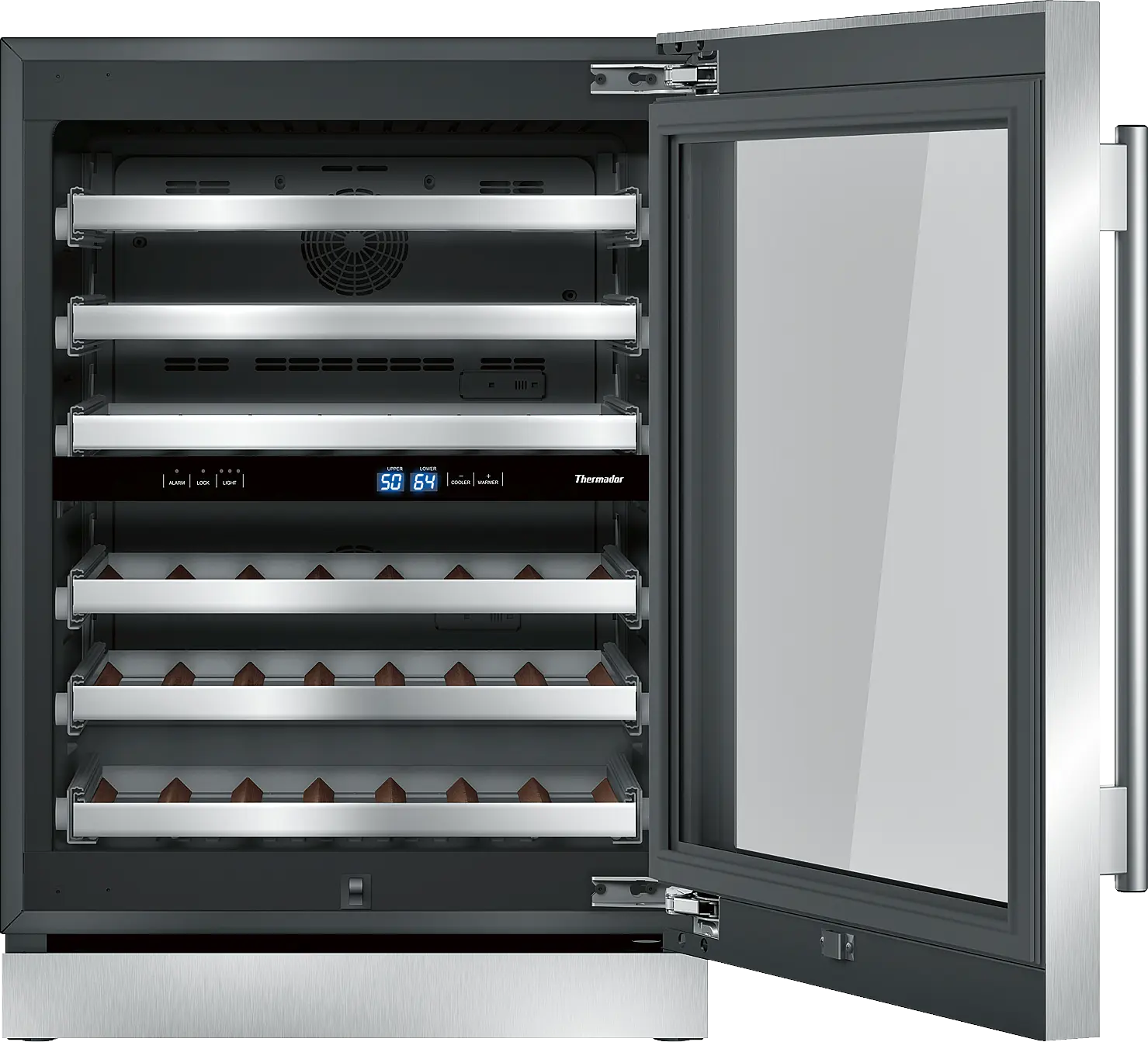 T24UW910RS Under Counter Wine Cooler with Glass Door | THERMADOR US