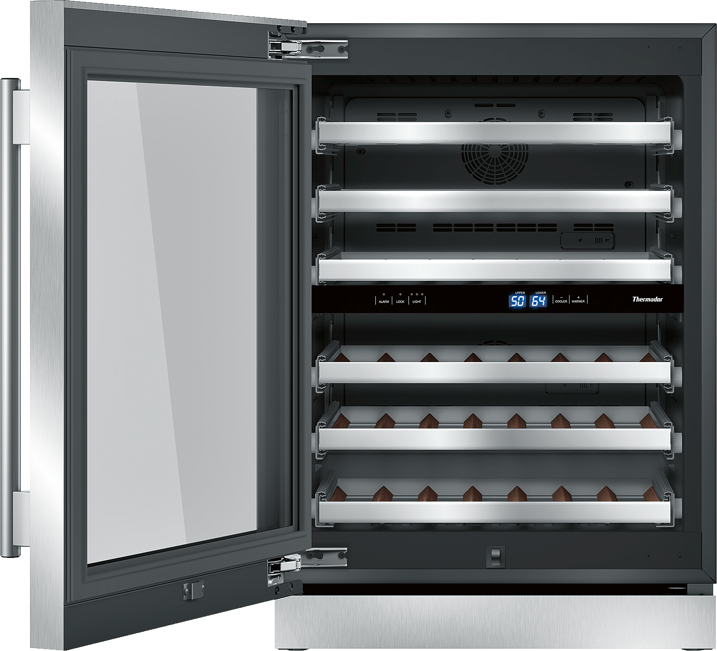 T24UW910LS Under Counter Wine Cooler with Glass Door | THERMADOR US