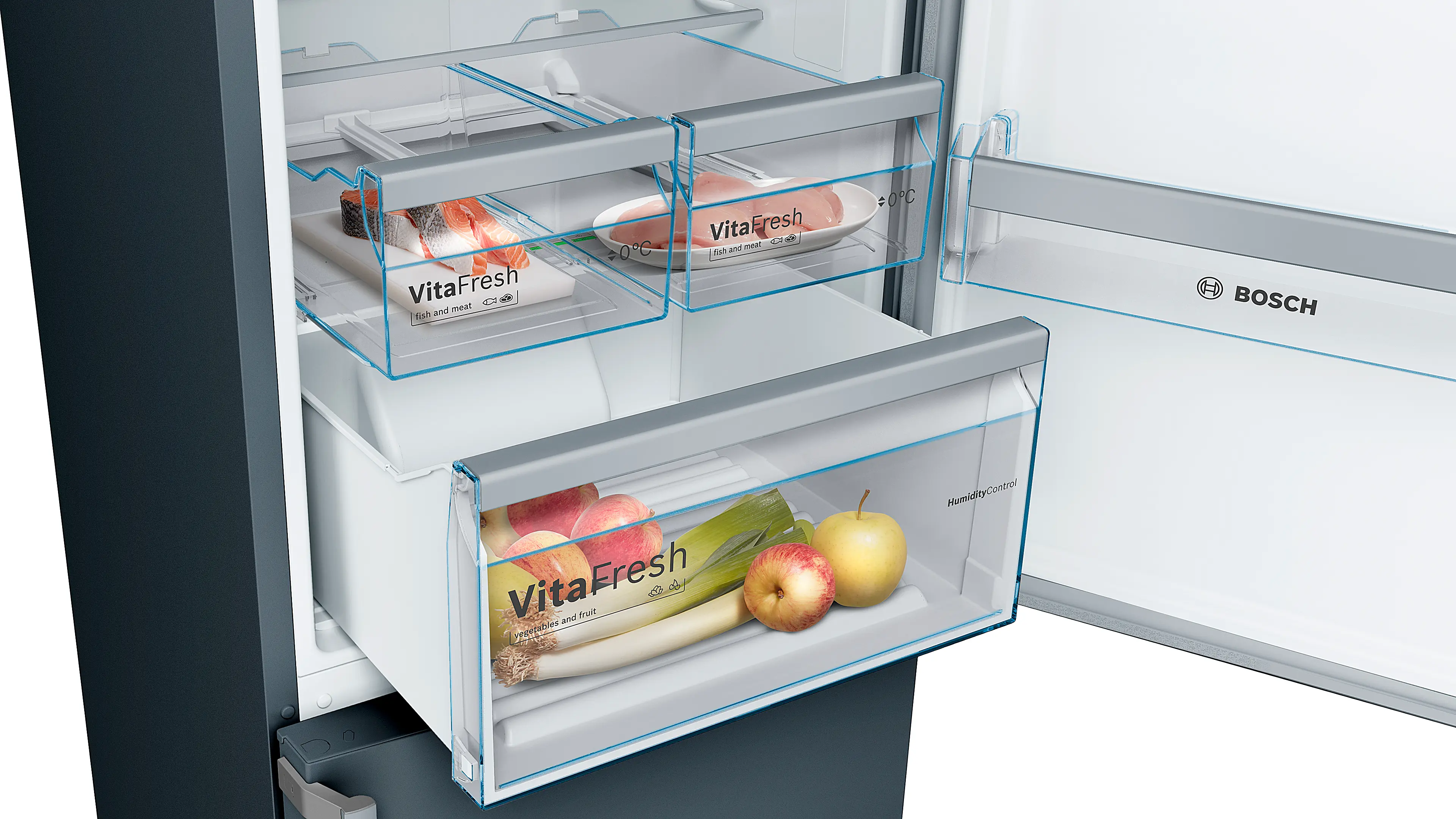 とも KGN39MBER Chłodziarko-zamrażarka wolnostojąca z dolną zamrażarką