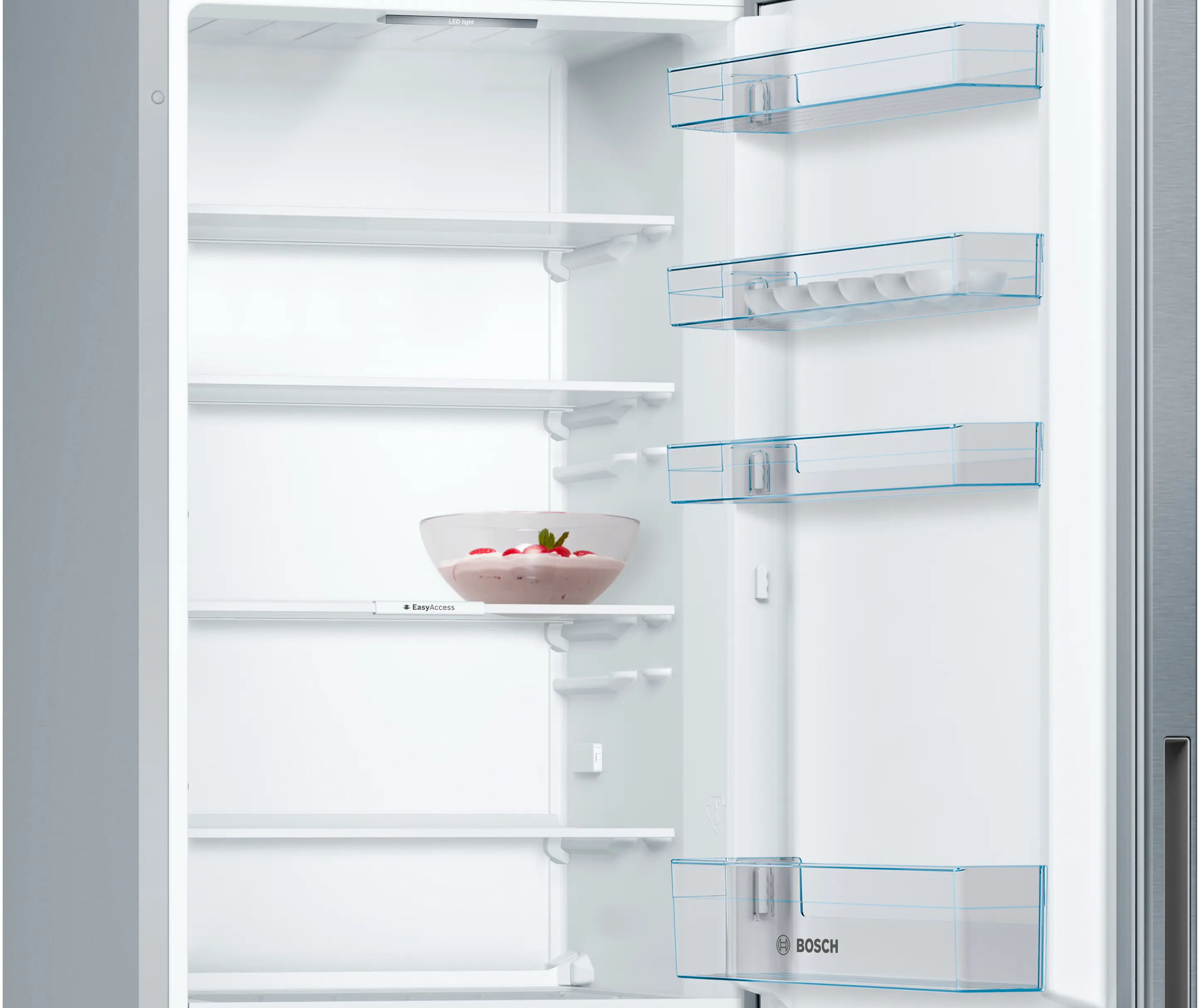 KGV39VI316 free-standing fridge-freezer with freezer at bottom