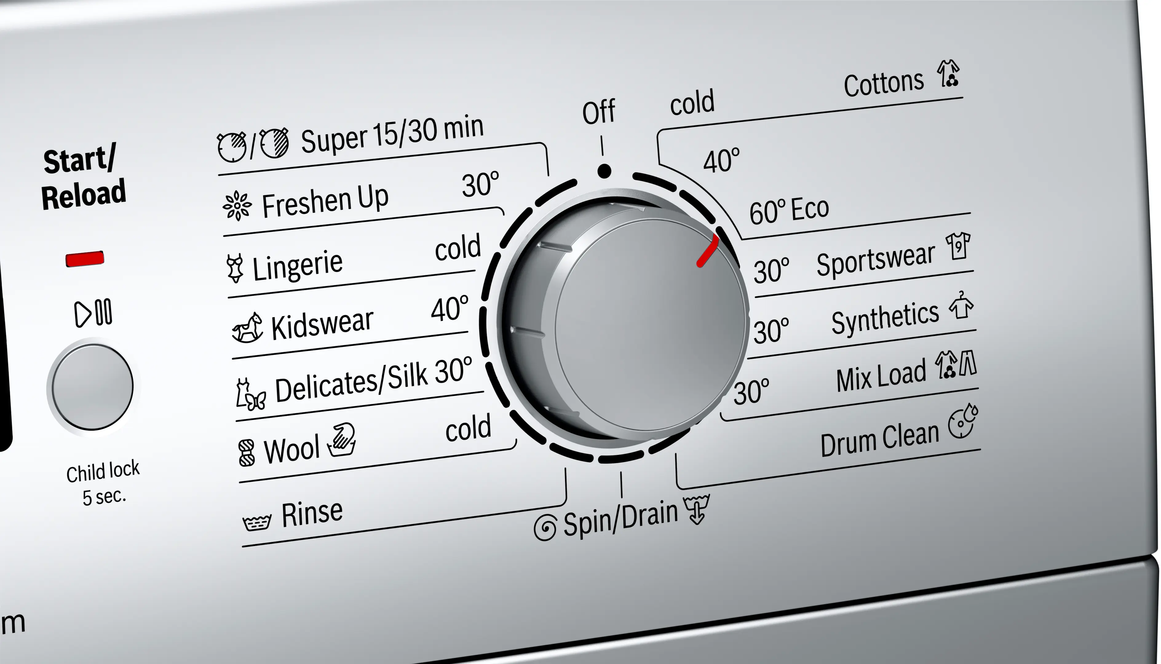 WAK2416SIN washing machine, front loader | Bosch Home Appliances IN