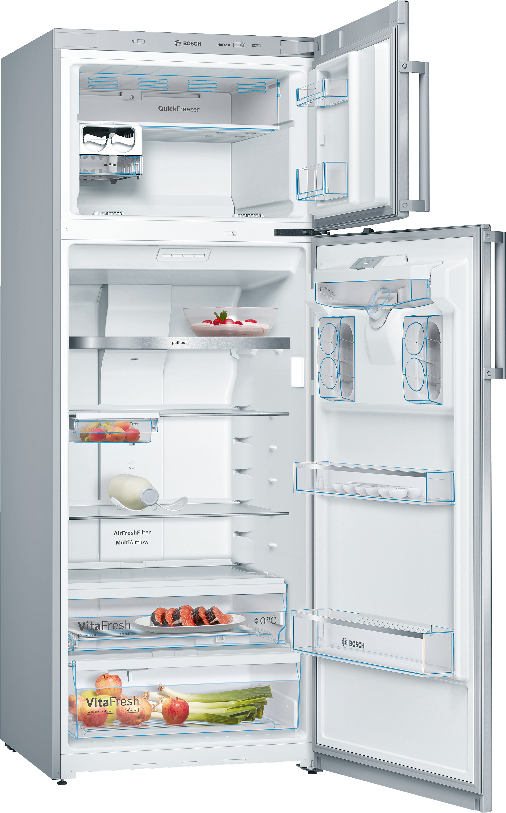 KDD56XI30I free-standing fridge-freezer with freezer at top