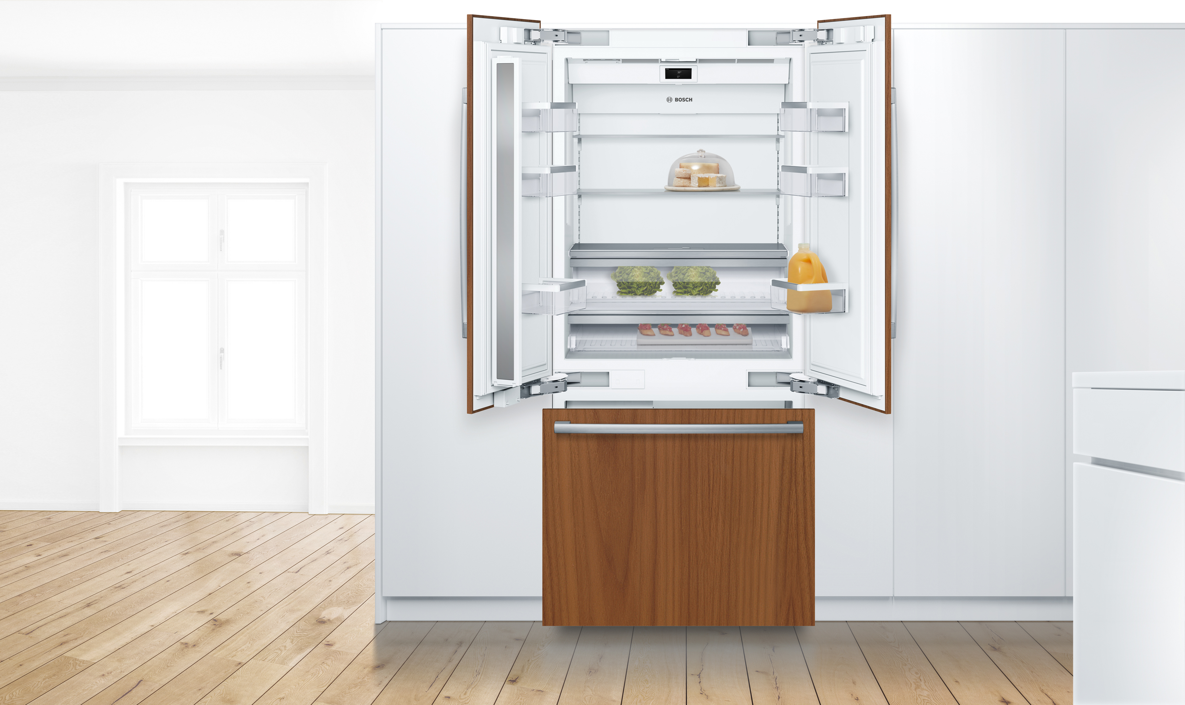 B36IT905NP Built-in Bottom Freezer Refrigerator | BOSCH US
