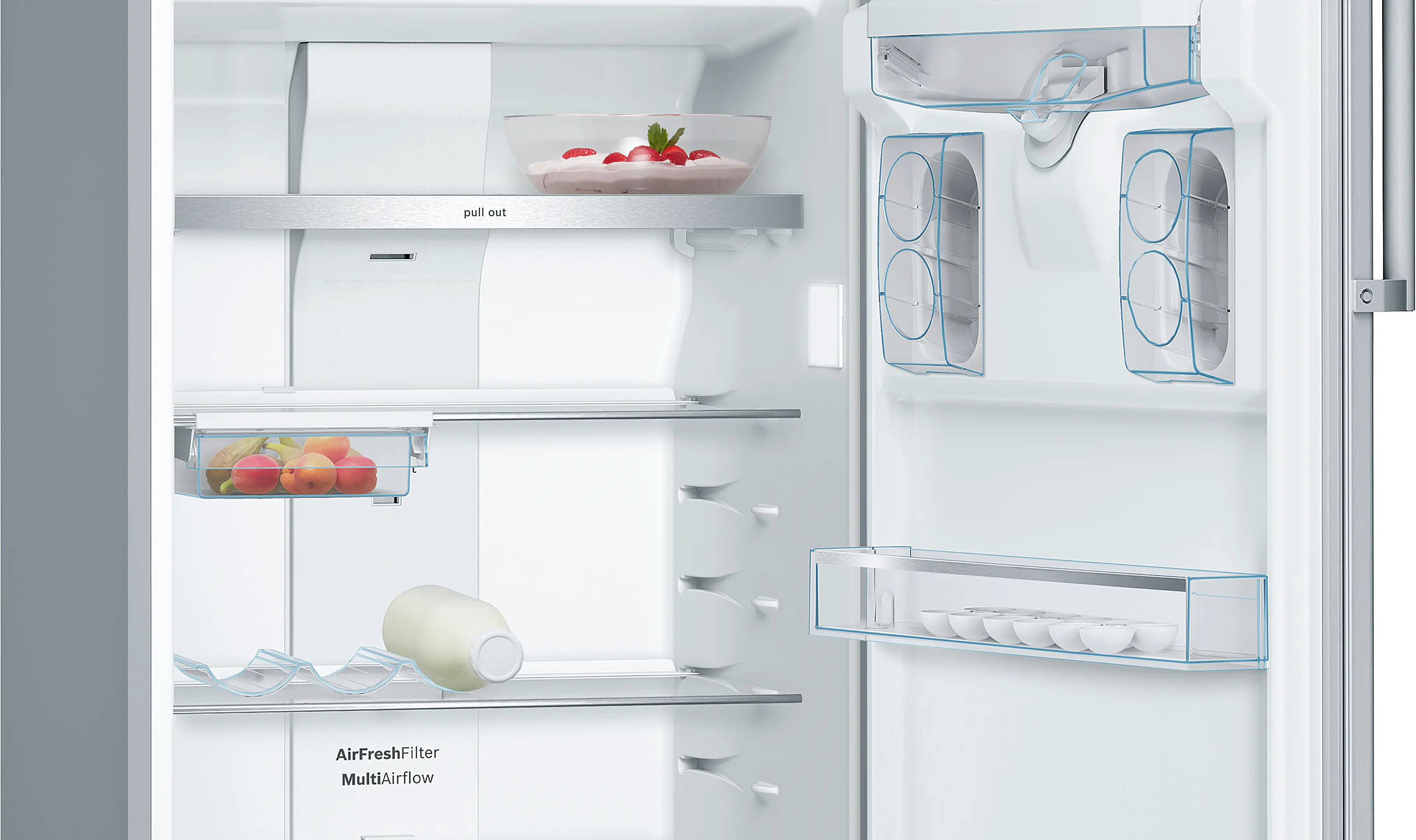 KDD46XI30I free-standing fridge-freezer with freezer at top