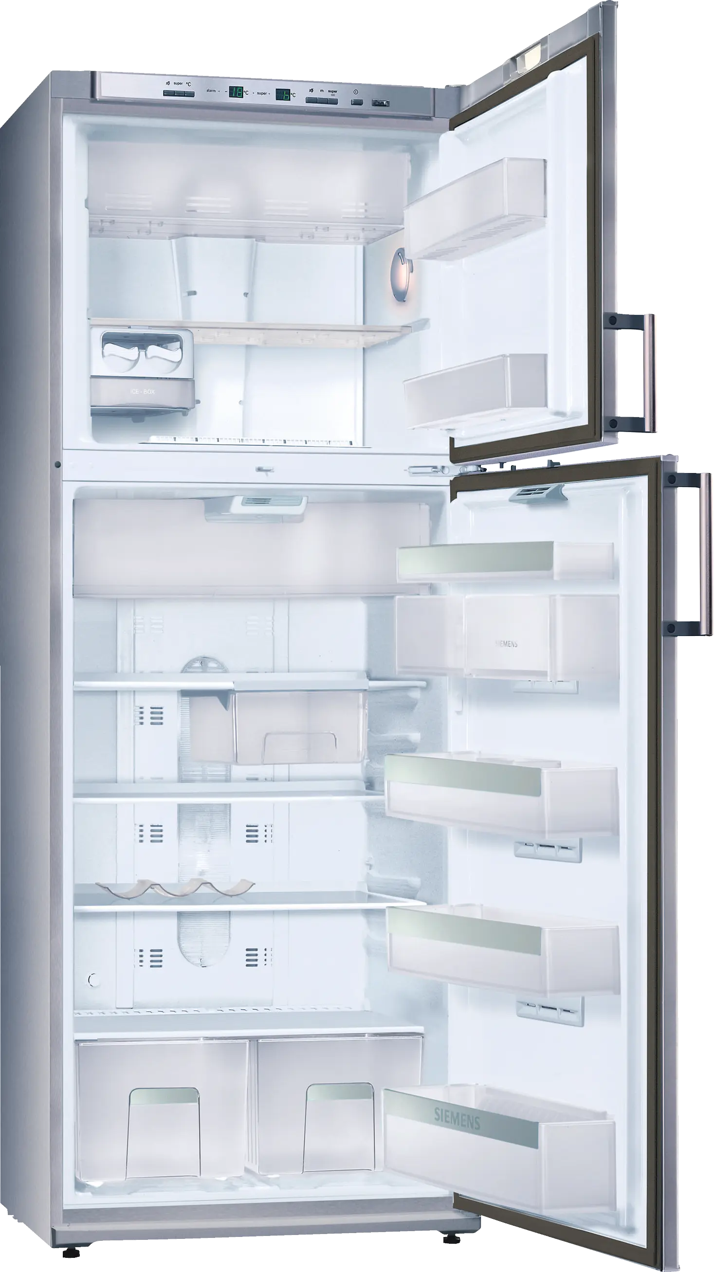 KS49U671NE free-standing fridge-freezer with freezer at top