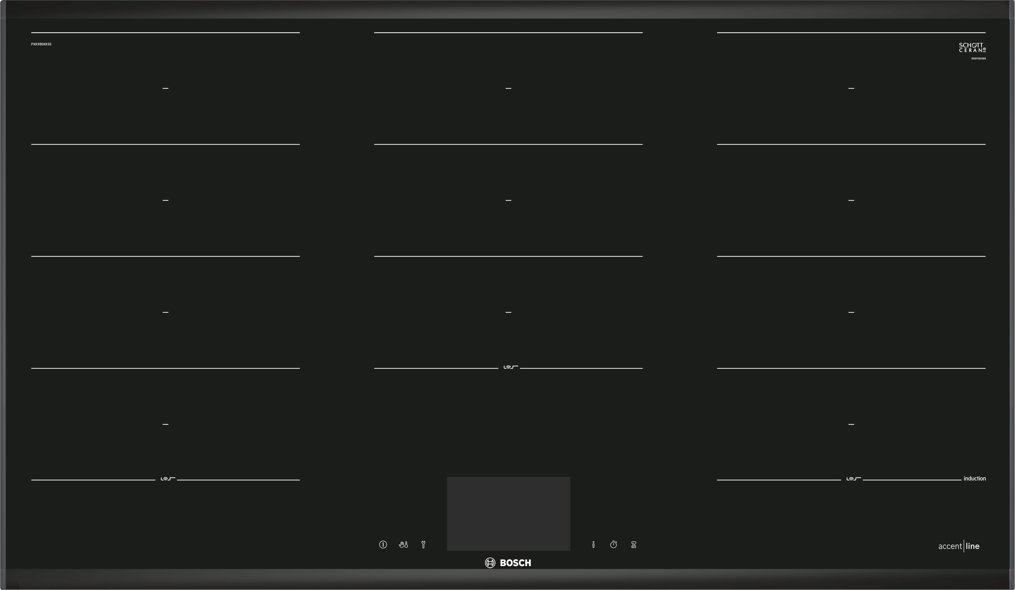 PXX995KX5E Flex induction cooktop | Bosch Home Appliances