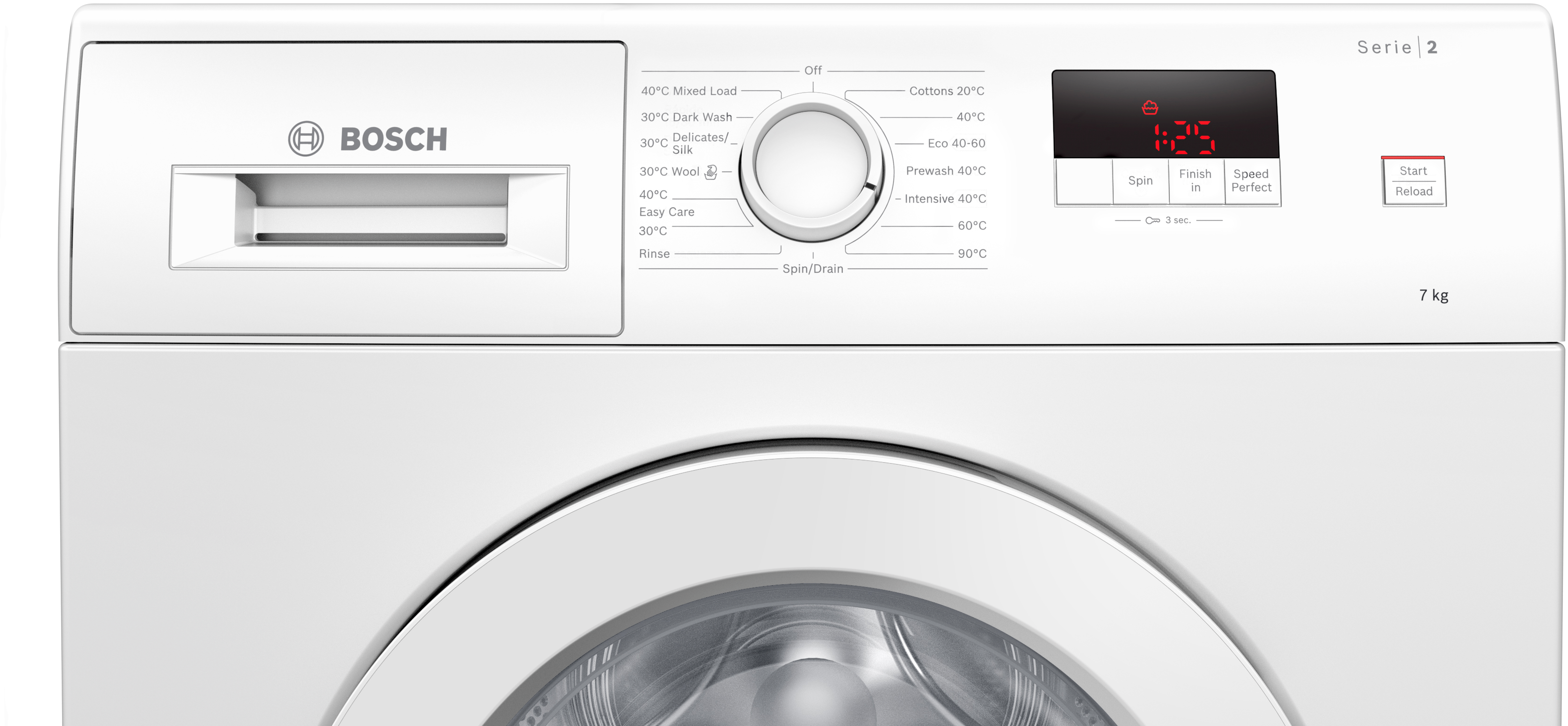 WAJ24006GB Washing machine, front loader BOSCH GB