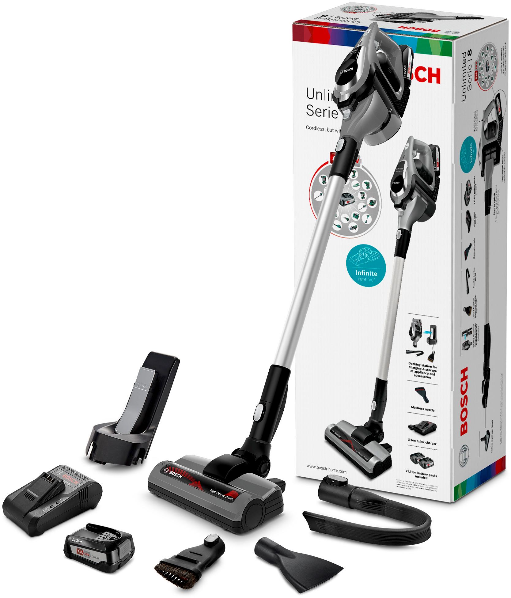 BCS812KA2 Прахосмукачка с батерия | BOSCH BG