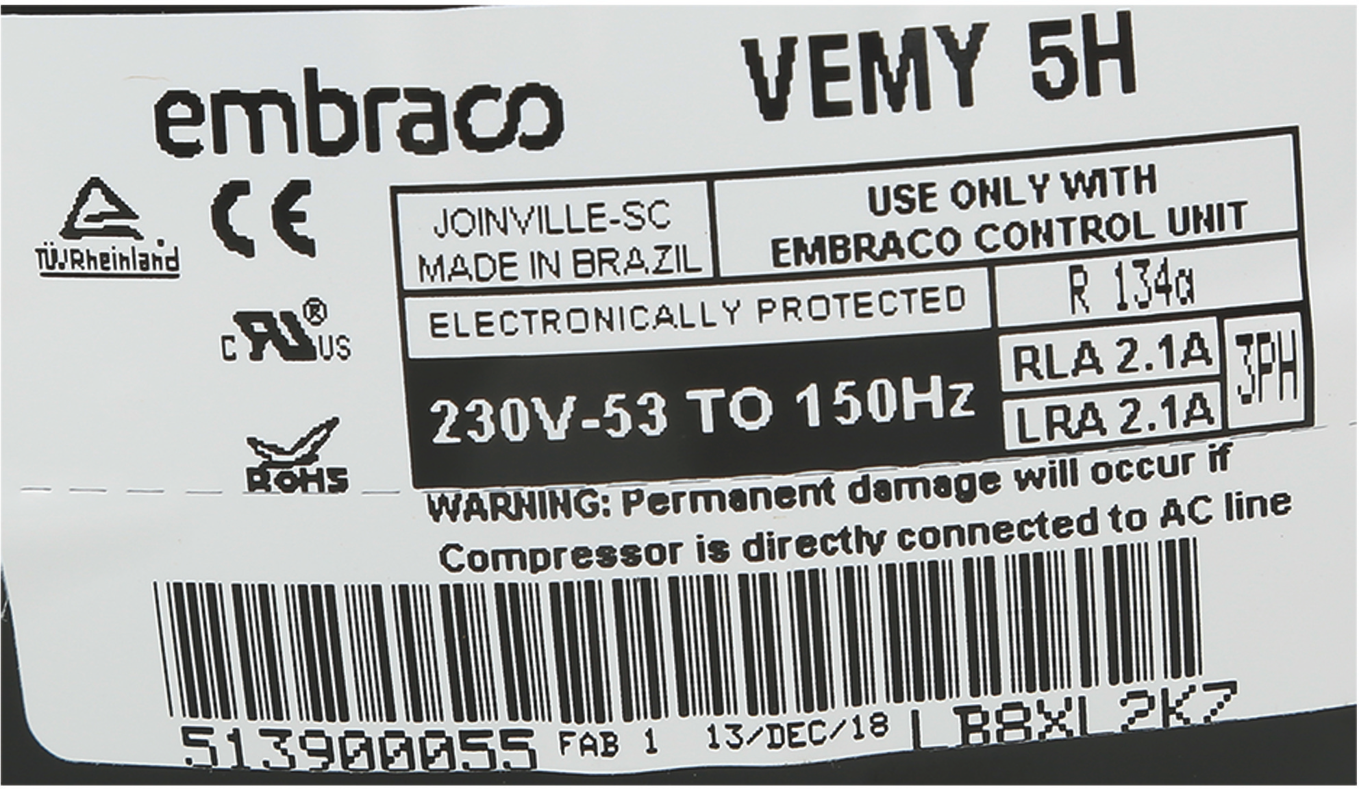 00146098 Compressor | THERMADOR US
