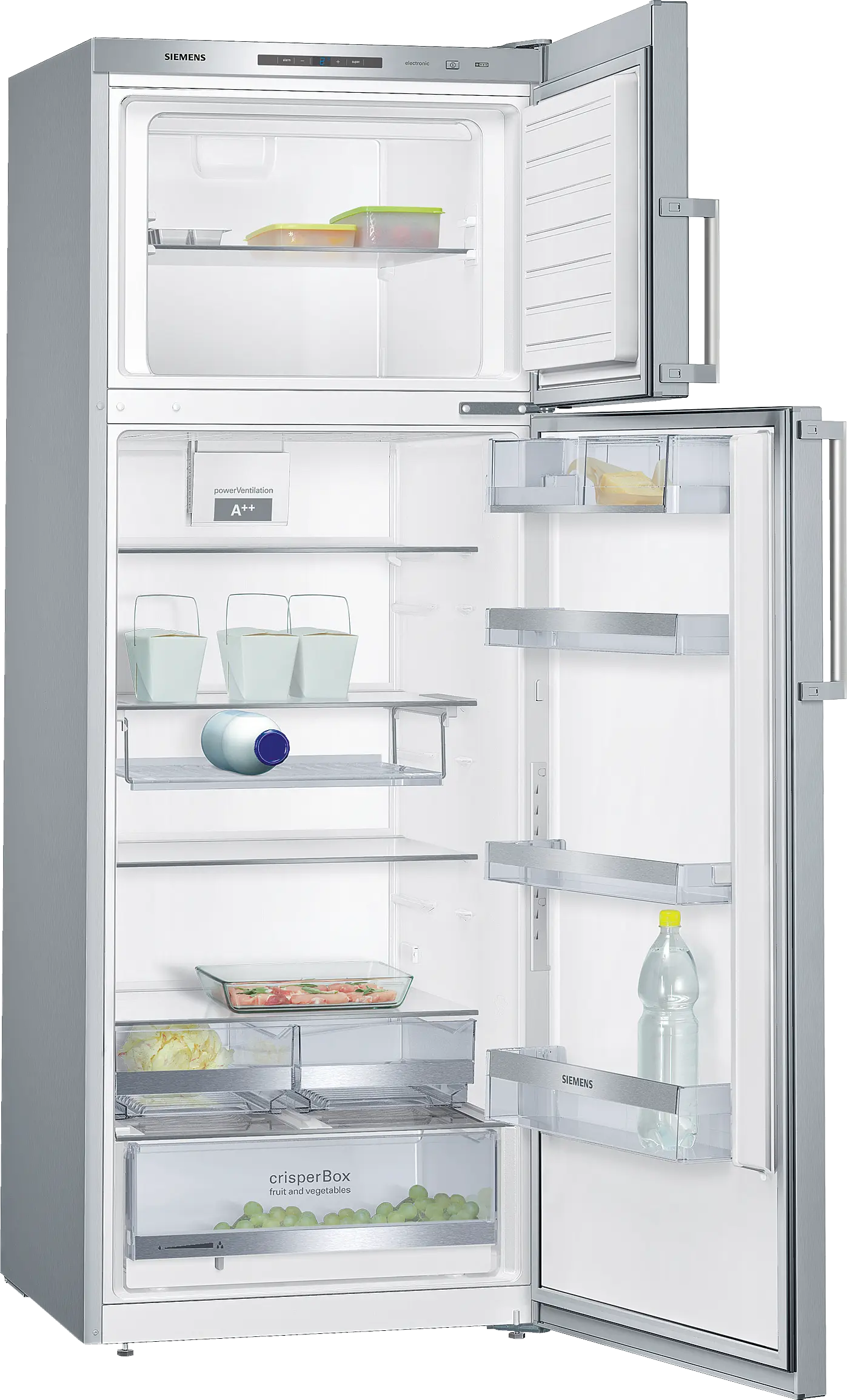 KD58VAL30N free-standing fridge-freezer with freezer at top